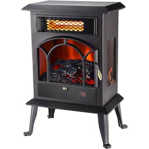1000-Watt Electric 3-Sided Infrared Top Vent Stove Heater