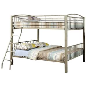 Gold Full Adjustable Bunk Bed with Ladders