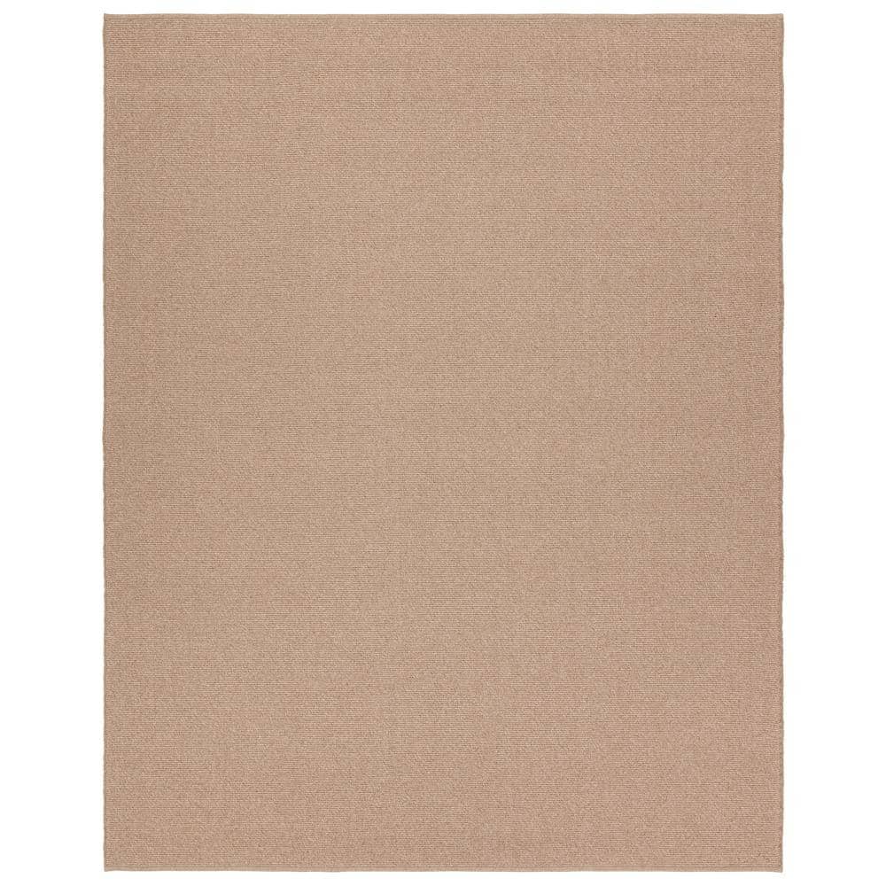 Jaipur Living Texel Brown 3 ft. x 8 ft. Solid Indoor/Outdoor Area Rug