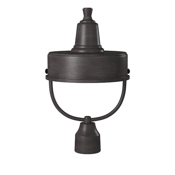 Designers Fountain - Portland Dark Sky 1-Light Weathered Pewter Steel Line Voltage Outdoor Weather Resistant Post Light with No Bulb Included