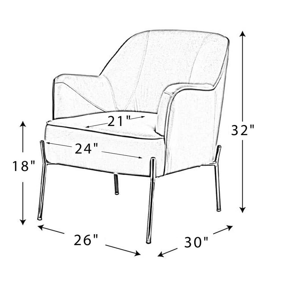 Pink Velvet Swivel Accent Chair with Metal Frame