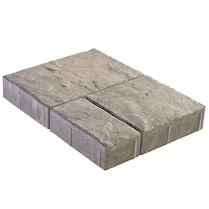 Panorama Demi 3-pc 7.75 in. x 7.75 in. x 2.25 in. Antique Pewter Concrete Paver (240 Pcs. / 103 Sq. ft. / Pallet)