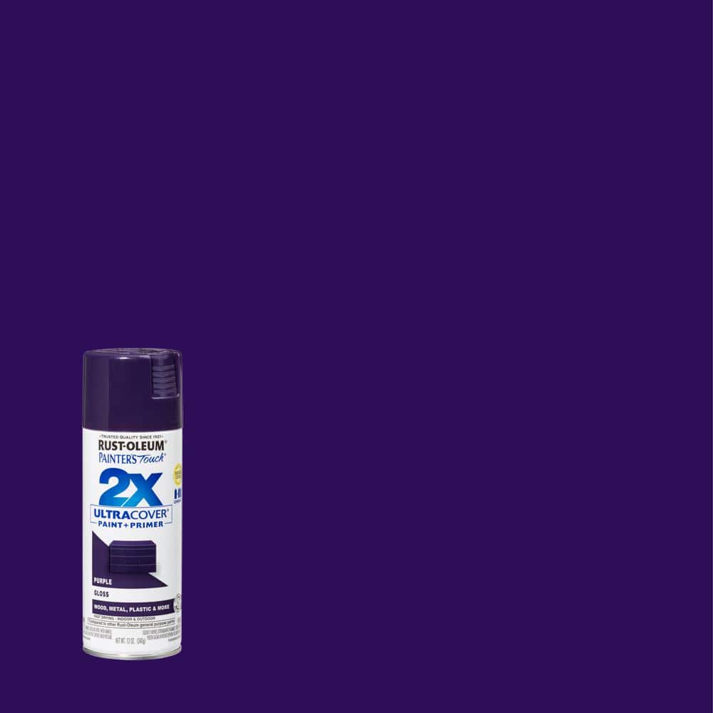 Colorshot Aerosol Spray Paint 10oz Center Stage - Purple - Gloss