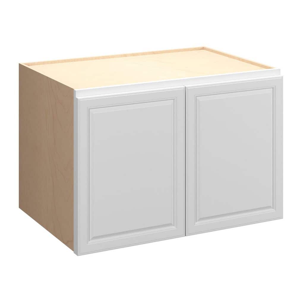 Brighton Raised 36 in. W x 24 in. H x 24 in. D Plywood Assembled Wall Cabinet in Painted White price history on PriceWatchPro