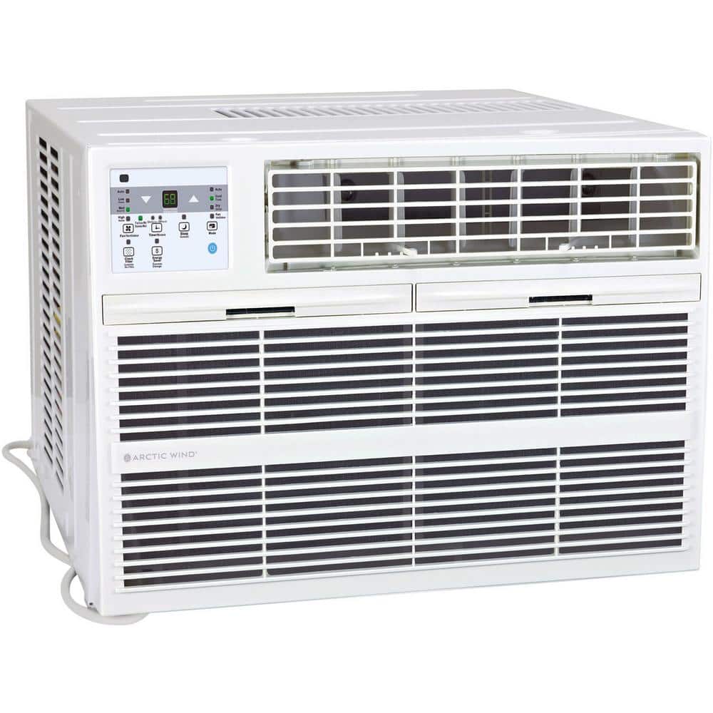 White 14,000 BTU Through-the-Wall Air Conditioner with Remote Control