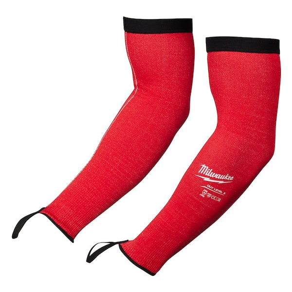 Milwaukee 18 in. Red 4-Way Stretch Cut 3 Resistant Protective Arm 