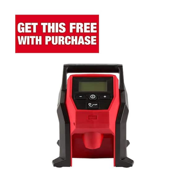 M12 12-Volt Lithium-Ion Cordless Electric Portable Inflator (Tool-Only)