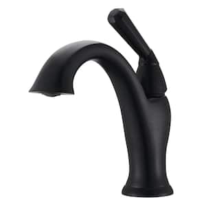 Single-Handle Z Single Hole Bathroom Faucet Scratch Resist with Drain Assembly in Oil Rubbed Bronze