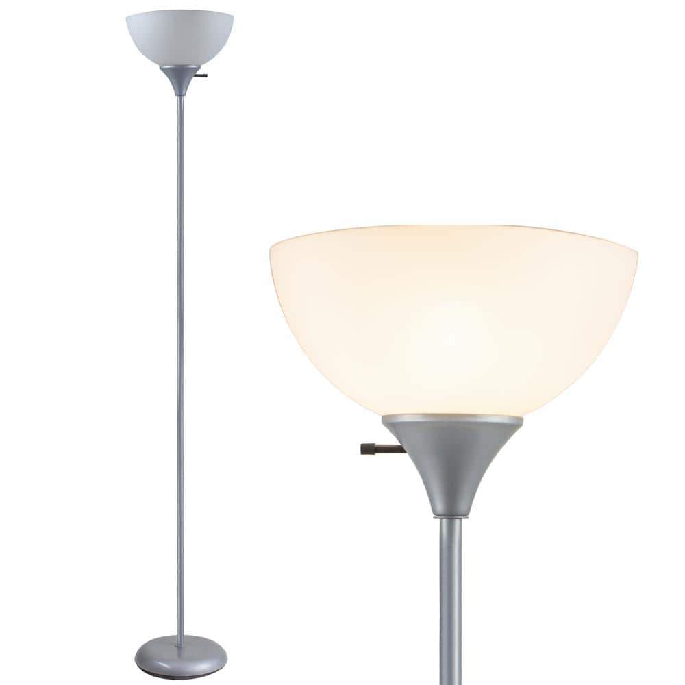 Newhouse Lighting 71 in. Henry Floor Torch Lamp, LED Standing Lights ...