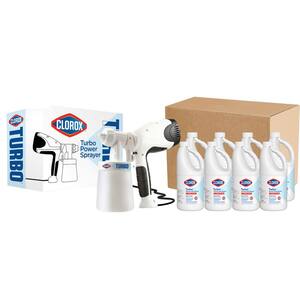 64 oz. Turbo Power Sprayer and Case of Turbo Disinfecting Cleaner (8-Pack)