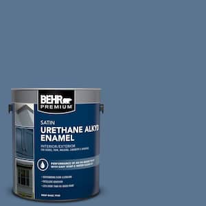1 gal. #PPU14-18 Laguna Blue Urethane Alkyd Satin Enamel Interior/Exterior Paint