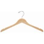 Maple Wood Hangers 25-Pack