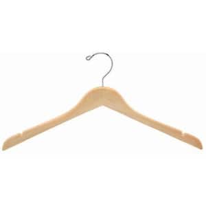 OSTO Natural Wooden Kids Clothes Hangers (10-Pack) OW-124-10-NAT-H - The  Home Depot