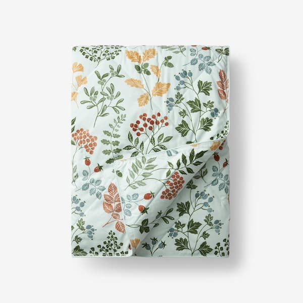 The Company Store Company Essentials LoftAIRE Fall Light Blue Multi Throw Blanket