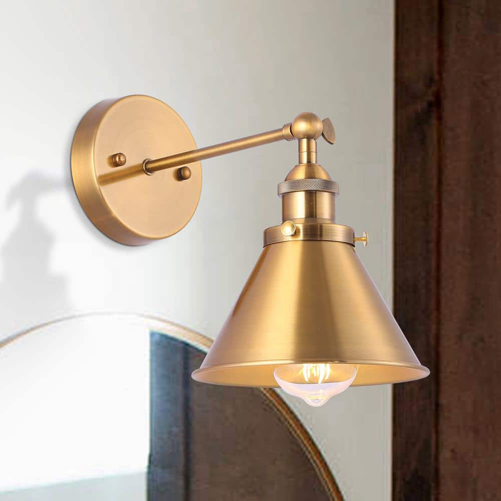 matrix decor 1-Light Golden Sconce Wall Light MDBH11809110V - The