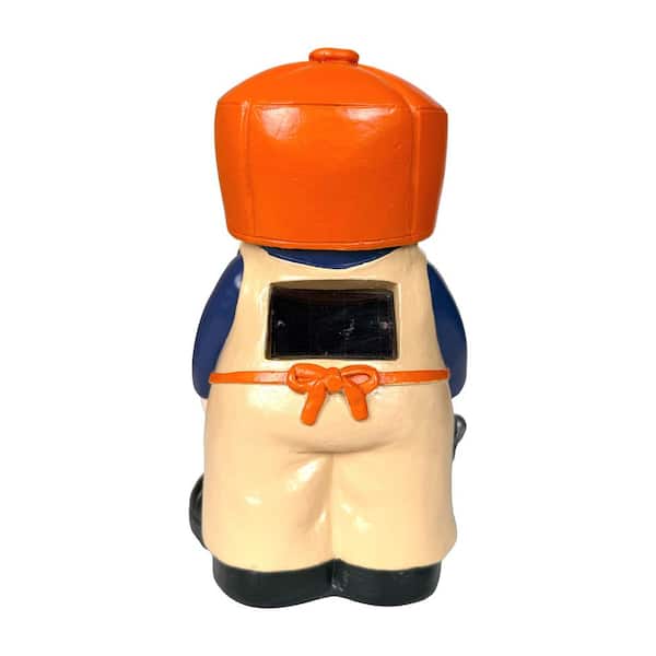 Exhart Solar Home Depot with Trucker Hat and Watering Can