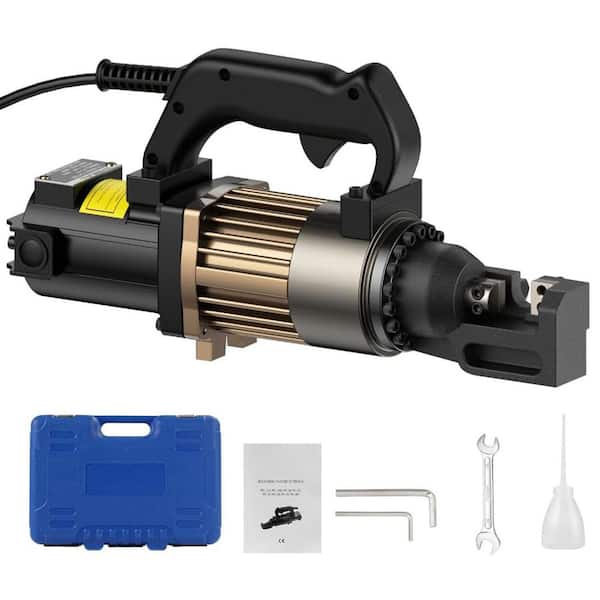 Electric Hydraulic Rebar Cutter 900-Watts Cutting up to 5/8 in. 4-16 mm Replaceable Blades Aviation Aluminum-Alloy Frame