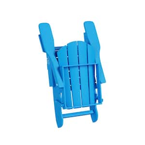 Addison 12-Piece HDPE Plastic Adirondack Chair Patio Conversation Seating Set with Ottoman and Side Table