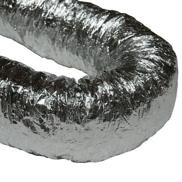 Rubber-Cal HVAC 8 in. x 25 ft. Insulated-Flex Ducting Ventilation Duct Hose  01-194-8 - The Home Depot
