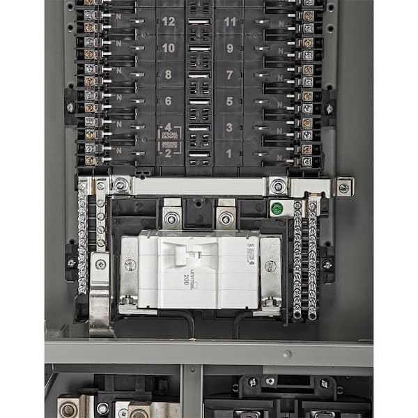 Leviton 200 Amp 30-Space All-in-One UG/OH Semi-Flush (Solar Ready) Panel with Main Breaker