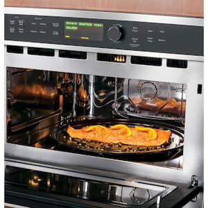 Profile 30 in. Single Electric Wall Oven with Advantium Cooking in Stainless Steel