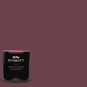 1 qt. #110D-7 Vin Rouge Matte Interior Stain-Blocking Paint and Primer