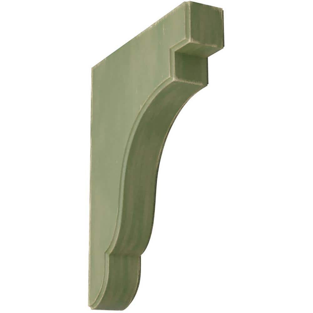 1-3/4 in. x 11 in. x 8-1/2 in. Restoration Green Bedford Wood Vintage Decor Bracket price history on PriceWatchPro