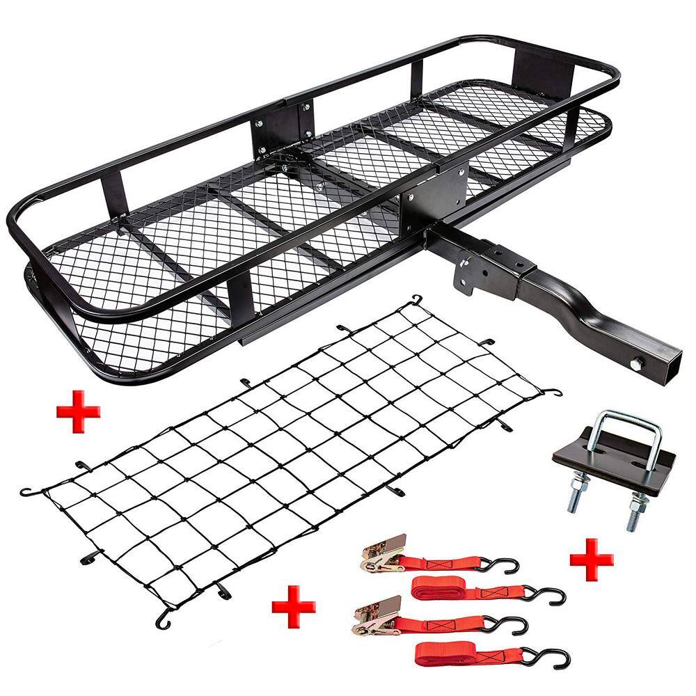 500 lbs. Hitch Cargo Carrier Mounted Basket RXHMCC