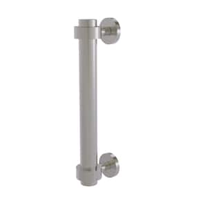 8 in. Center-to-Center Door Pull in Satin Nickel