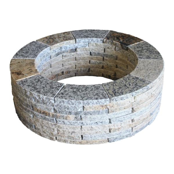 Unbranded 23 in. Granite Round Fire Pit Kit