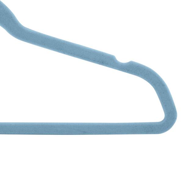  24-Pack Light Blue Velvet Hangers with Movable Clips for Baby  and Kids Clothes, Slip-Resistant, Space-Saving for Pants, Leggings, Skirts,  Shorts, Jackets, 360 Degree Swivel Hook (12x8 in) : Home & Kitchen