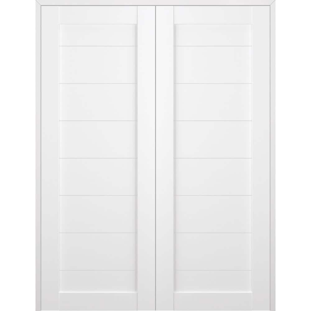 Belldinni Ermi 72 in. x 96 in. Both Active Bianco Noble Composite Wood ...