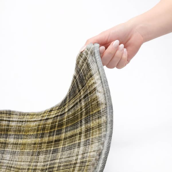Dream Shag Premium Machine Washable Abstract ADS541 Taupe 8 ft. x 10 ft. Area Rug