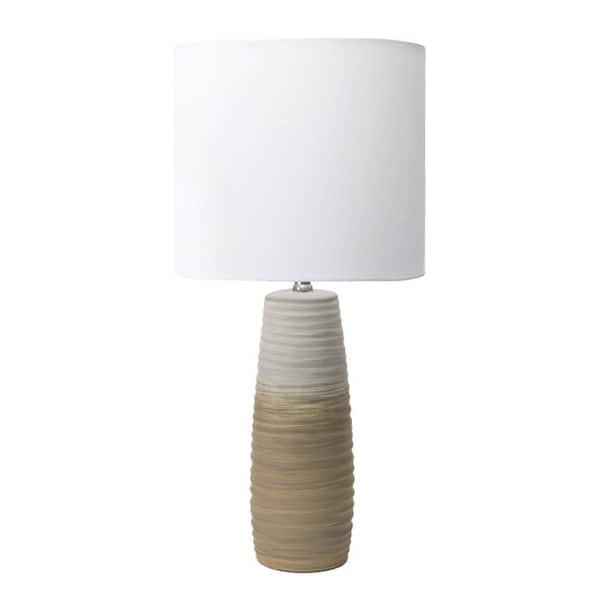 Brown Contemporary Table Lamp, Monterey 26 Table Lamp Set Of 2