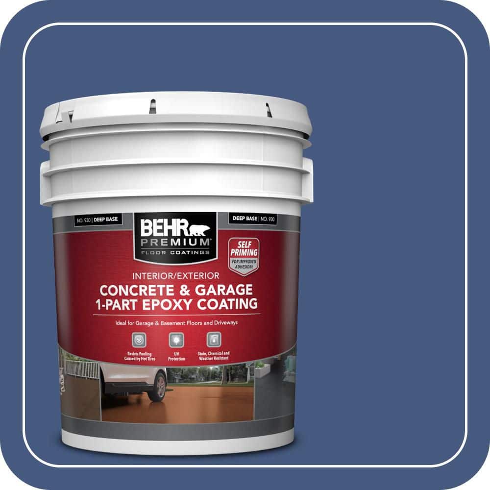 5 gal. #M540-7 Optimum Blue Self-Priming 1-Part Epoxy Satin Interior/Exterior Concrete and Garage Floor Paint price history on PriceWatchPro