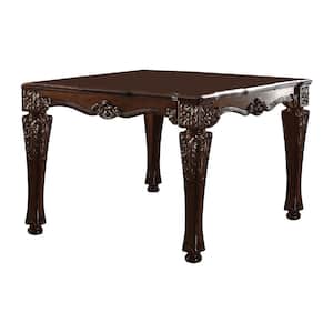 Vendome 54 in. Square Cherry Wood Top with Wood Frame 4 Legs Dining Table (Seats 8)