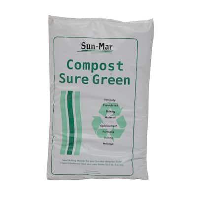 Waterless Toilet Compost Starter and Compost Sure - Green
