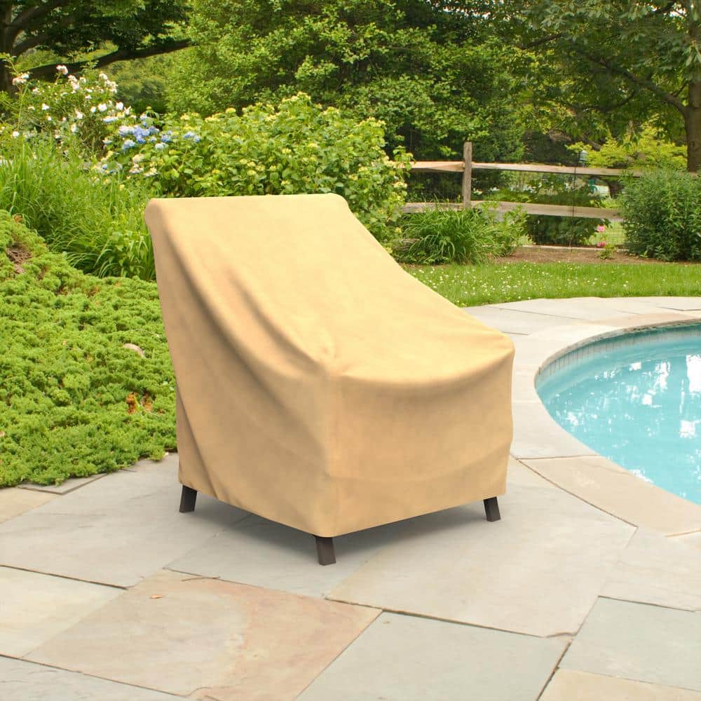 Extra Small Tan Waterproof Patio Chair Cover