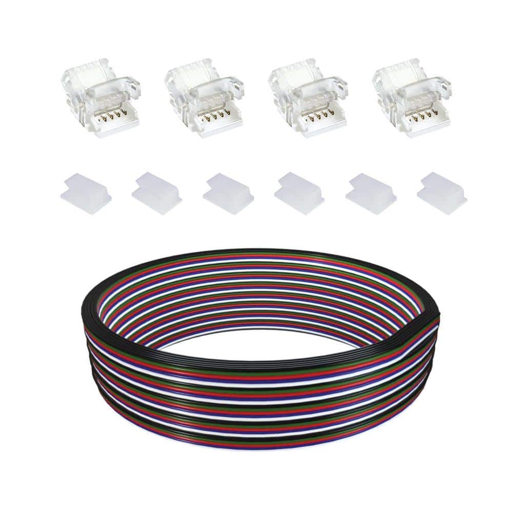 Commercial Electric 13 ft. Connector Cord LED Strip Light Accessory