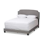 Baxton Studio Odette Light Gray King Bed 146-8250-HD - The Home Depot