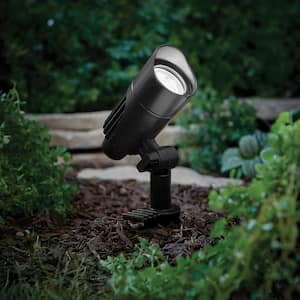 Hampton Bay 240 Lumen Low Voltage Millennium Black Adjustable