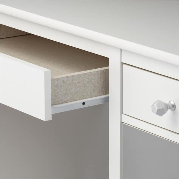 Dhp three tone monarch hill deals poppy grey and white desk