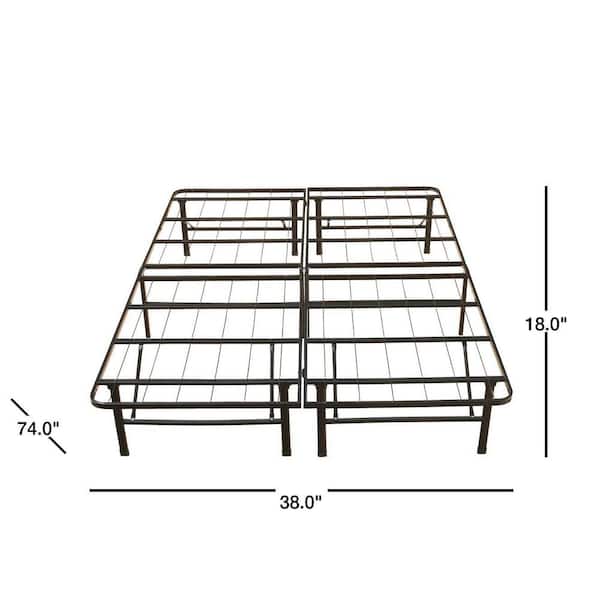Twin Metal Platform Bed Frame, Glideaway Twin Full Bed Frame With Storage