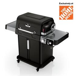 NINJA FlexFlame Plus 3-Burner Outdoor Cooking BBQ, 5-in-1 Propane and Electric Grill, Smoker, Roaster, Pizza Maker in Black