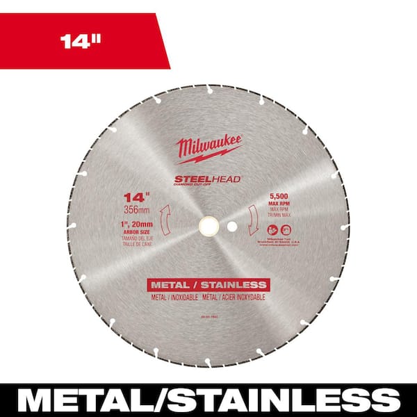 Milwaukee 14 in. Steelhead Diamond Cut Off Blade