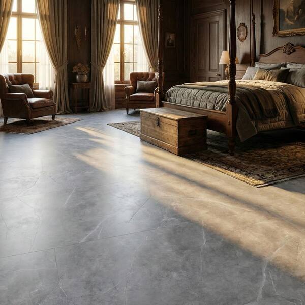 Jeedeson 6 MIL x 12 in. W x 24 in. L Peel and Stick Flooring Tile