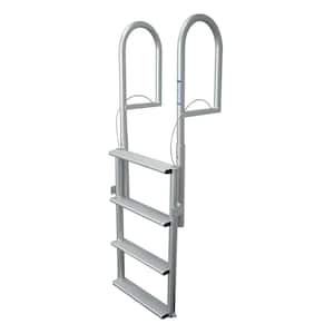 4-Step Wide Rung Aluminum Lifting Dock Ladder