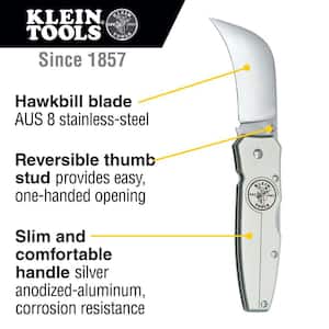 2-5/8 in. Stainless Steel Hawkbill Folding Knife