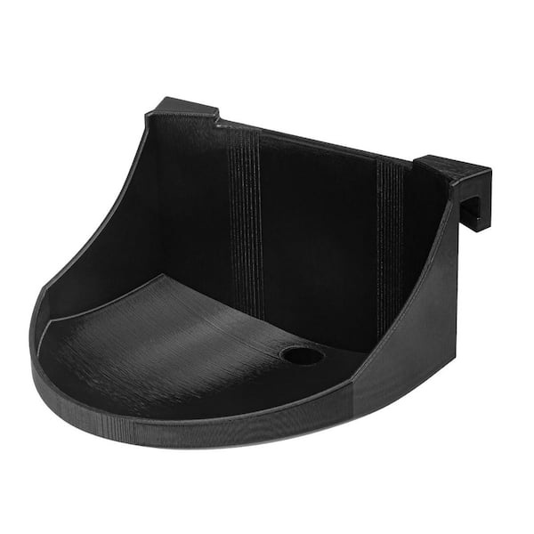 Waterless Urinal in Black for 5 Gal. Bucket Toilets, RV Camping, Cabins, Compact Odor-Reducing Design