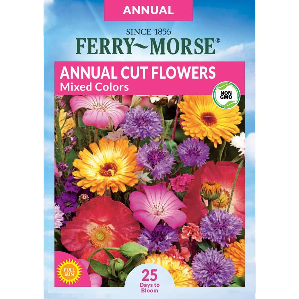 FerryMorse Annual Cut Flower Mixture Flower Seed 5111 The Home Depot
